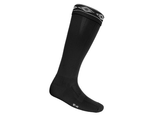 UMBRO City Fotb.Str Sort/Hvit 35-39 Solide strømper - god passform 